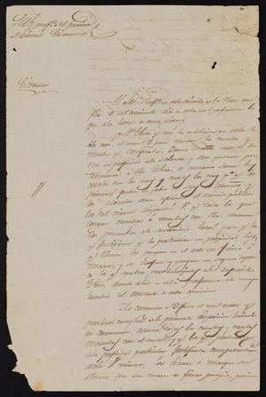 [Circular from Policarzo Martinez to the Laredo Justice of the Peace, March 9, 1841]