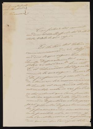 [Letter from José Antonio Flores to the Laredo Justice of the Peace, August 14, 1838]