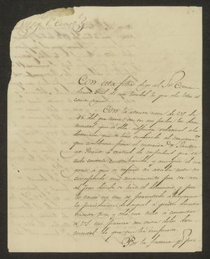 [Letter from Juan Longoria Serna to the Laredo Alcalde, November 25, 1825]