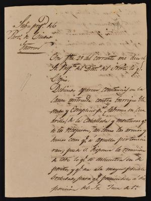 [Letter from Indro García to the Laredo Alcalde, February 3, 1844]
