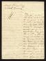 Letter: [Letter from Santiago Vela to the Laredo Alcalde, May 13, 1831]