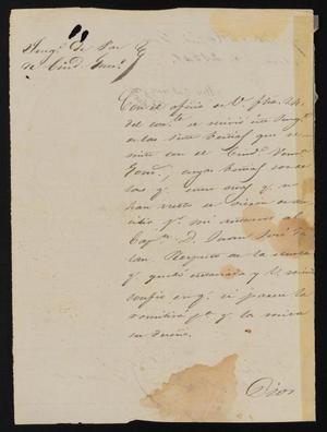 [Letter from Alejo Gutierrez to the Laredo Justice of the Peace, March 28, 1841]