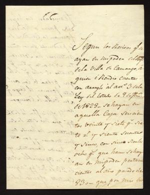 [Letter from Manuel de la Garza to the Laredo Alcalde, February 4, 1827]