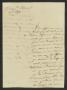 Thumbnail image of item number 1 in: '[Letter from Alejandro Treviño to the Laredo Alcalde, May 11, 1833]'.