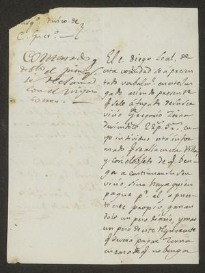 [Letter from Eduardo Davila to the Laredo Alcalde, September 23, 1834]