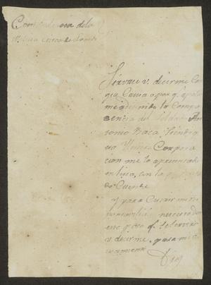 [Letter from the Comandante Militar to the Laredo Alcalde, June 24, 1833]