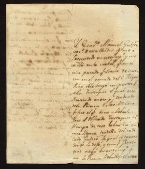 Primary view of object titled '[Letter from José Antonio Leal to the Laredo Alcalde, May 25, 1829]'.