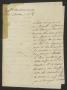 Thumbnail image of item number 1 in: '[Letter from José Hinojosa to the Laredo Alcalde, December 17, 1833]'.