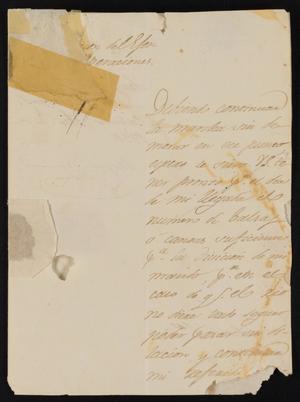 [Letter from Joaquín Ramirez y Sesma to the Laredo Alcalde, December 8, 1835]