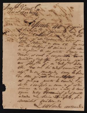 [Letter from the Alcalde to Juan Manuel Maldonado, June 1, 1837]