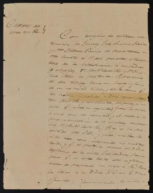 [Letter from José Trinidad Garcia to the Laredo Alcalde, December 10, 1844]