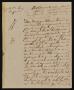 Primary view of [Letter from Gregorio Cisneros to the Laredo Alcalde, September 30, 1844]