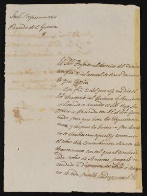 [Letter from José Antonio Flores to the Justice of the Peace, September 18, 1837]