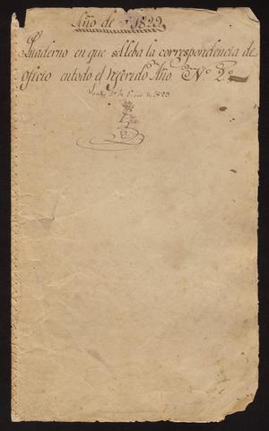 Primary view of object titled '[Copy of Official Correspondence of 1829]'.