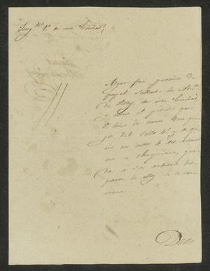 [Letter from Miguel Benavides to the Laredo Alcalde, June 15, 1832]