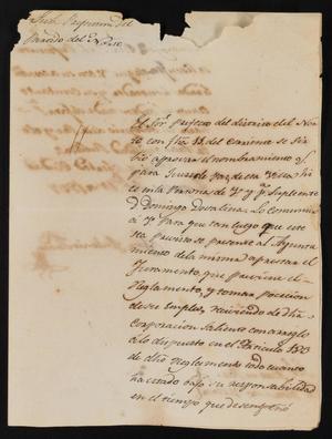 [Letter from José Antonio Flores to the Laredo Justice of the Peace, September 13, 1837]