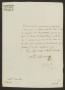 Thumbnail image of item number 1 in: '[Letter from Francisco Vital Fernandez to Juan José Treviño, February 1, 1834]'.