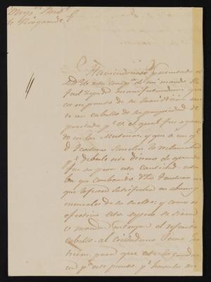 [Letter from Manuel Menchaca to the Laredo Justice of the Peace, August 21, 1841]