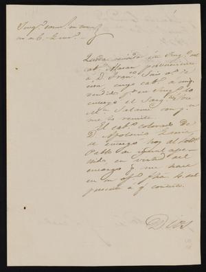 [Letter from José Antonio Flores to the Laredo Alcalde, September 8, 1837]
