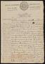 Primary view of [Letter from Antonio Elosua to the Alcalde in Laredo, August 18, 1827]