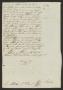 Thumbnail image of item number 2 in: '[Letter from Macario Oliva to the Laredo Alcalde, February 12, 1834]'.