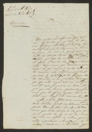 [Letter from Macario Oliva to the Laredo Alcalde, February 12, 1834]