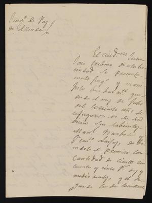 [Letter from Manuel Petiño to the Laredo Justice of the Peace, October 20, 1840]
