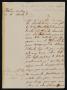 Thumbnail image of item number 1 in: '[Letter from Militon González to the Laredo Ayuntamiento, April 5, 1839]'.