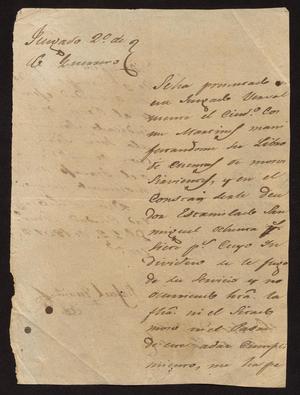 [Letter from Rafael Treviño to the Laredo Alcalde, December 22, 1831]