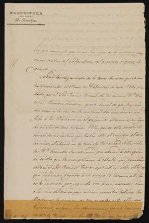 [Letter from Jesus Cárdenas to the Laredo Alcalde, February 16, 1842]