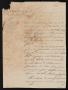 Thumbnail image of item number 1 in: '[Letter from Pedro Anpuoia to the Laredo Justice of the Peace, April 18, 1840]'.