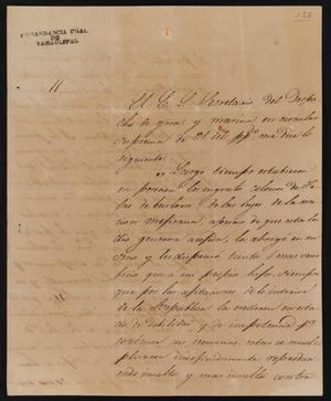 Primary view of object titled '[Circular from José María Guerra to the Laredo Ayuntamiento, November 9, 1835]'.