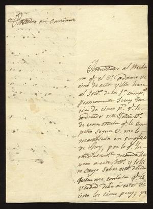 [Letter from Miguel García to the Laredo Alcalde, March 14, 1831]