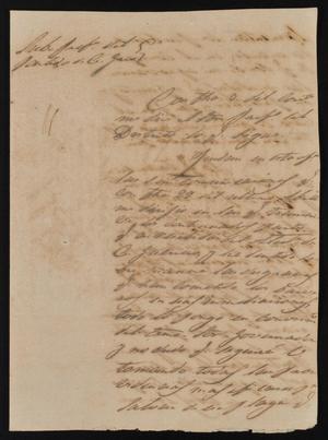 [Letter from Isidro García to the Laredo Alcalde, May 7, 1844]