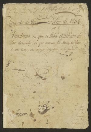 Primary view of [Notebook Containing Petitions to the Justices of the Peace]