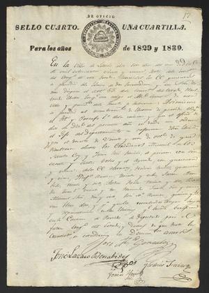 Primary view of object titled '[Document from the Alcalde Concerning Elections]'.