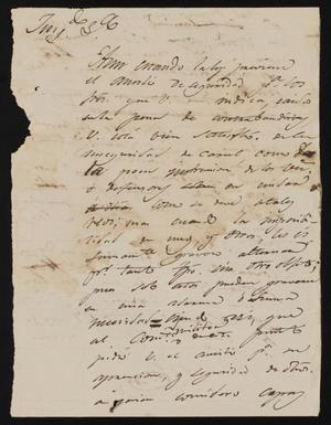 [Letter from the Justice of the Peace in Laredo]