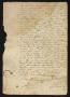 Thumbnail image of item number 2 in: '[Document Concerning a Land Claim]'.