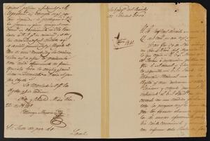 [Letter from Policarzo Martinez to the Laredo Justice of the Peace, October 22, 1841]