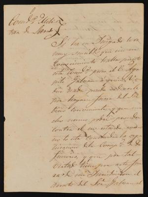 [Letter from José María González to the Laredo Justice of the Peace, March 31, 1841]