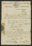 Primary view of [Declaration of Income for Estevan Rodriguez]