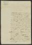 Thumbnail image of item number 1 in: '[Letter from the Governor of Tamaulipas to the Ayuntamiento, February 2, 1833]'.