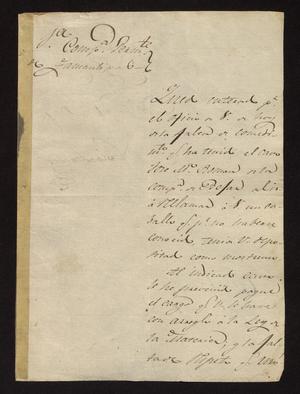 [Letter from Nicasio Sánchez to the Laredo Alcalde, July 21, 1829]