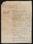 Thumbnail image of item number 1 in: '[Circular from Pedro de Ampudia to the Laredo Justice of the Peace, May 3, 1840]'.