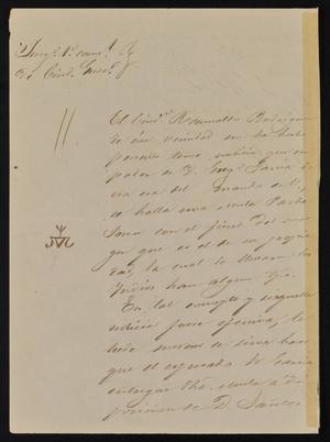 [Letter from Felipe Peña to the Laredo Alcalde, December 8, 1844]