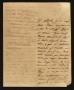 Primary view of [Letter from Gaspar Flores to the Laredo Alcalde, September 5, 1829]