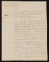 Primary view of [Letter from Antonio Cuellar to the Laredo Justice of the Peace, April 15, 1840]