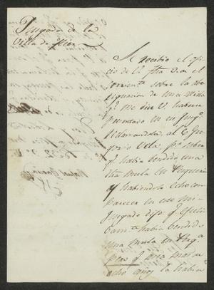 [Letter from Rafael García to the Laredo Alcalde, February 1, 1832]