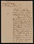 Letter: [Letter from Policarzo Martinez to the Laredo Alcalde, March 14, 1842]