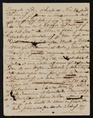 [Letter from the Laredo Justice of the Peace to Policarzo Martinez, March 26, 1841]